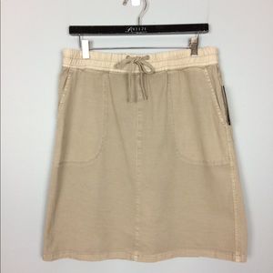Nic+Zoe Twill Skirt With Tie Waste NWT Sz 10